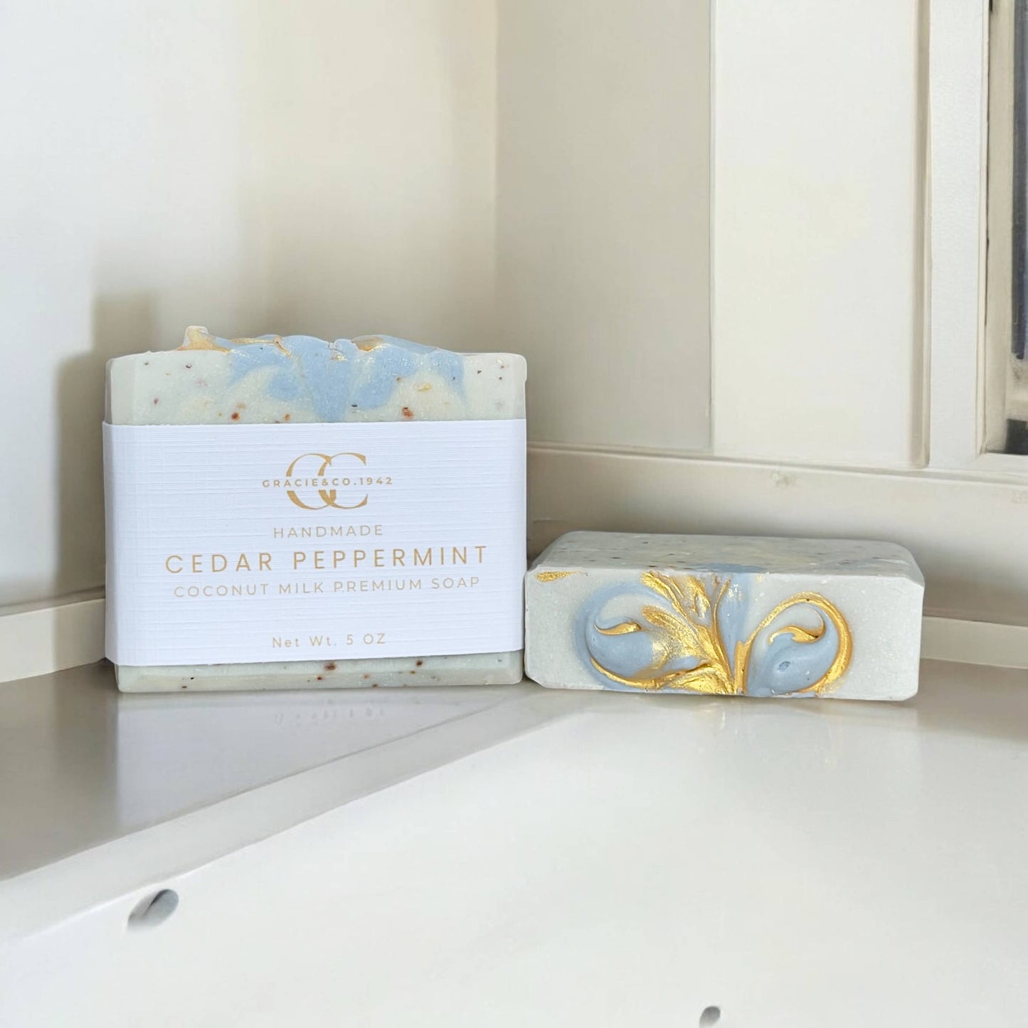 Cedar Peppermint Coconut Milk Premium Soap