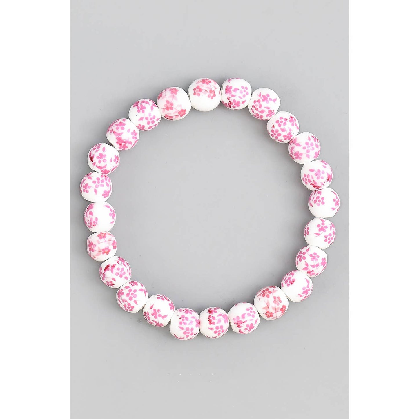 PORCELAIN BALL STRETCH BRACELET