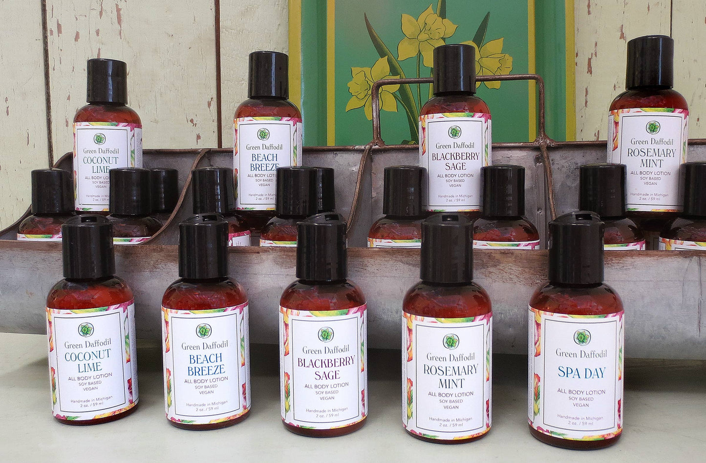 Lemon Verbena Mini Soy Lotion Bottle