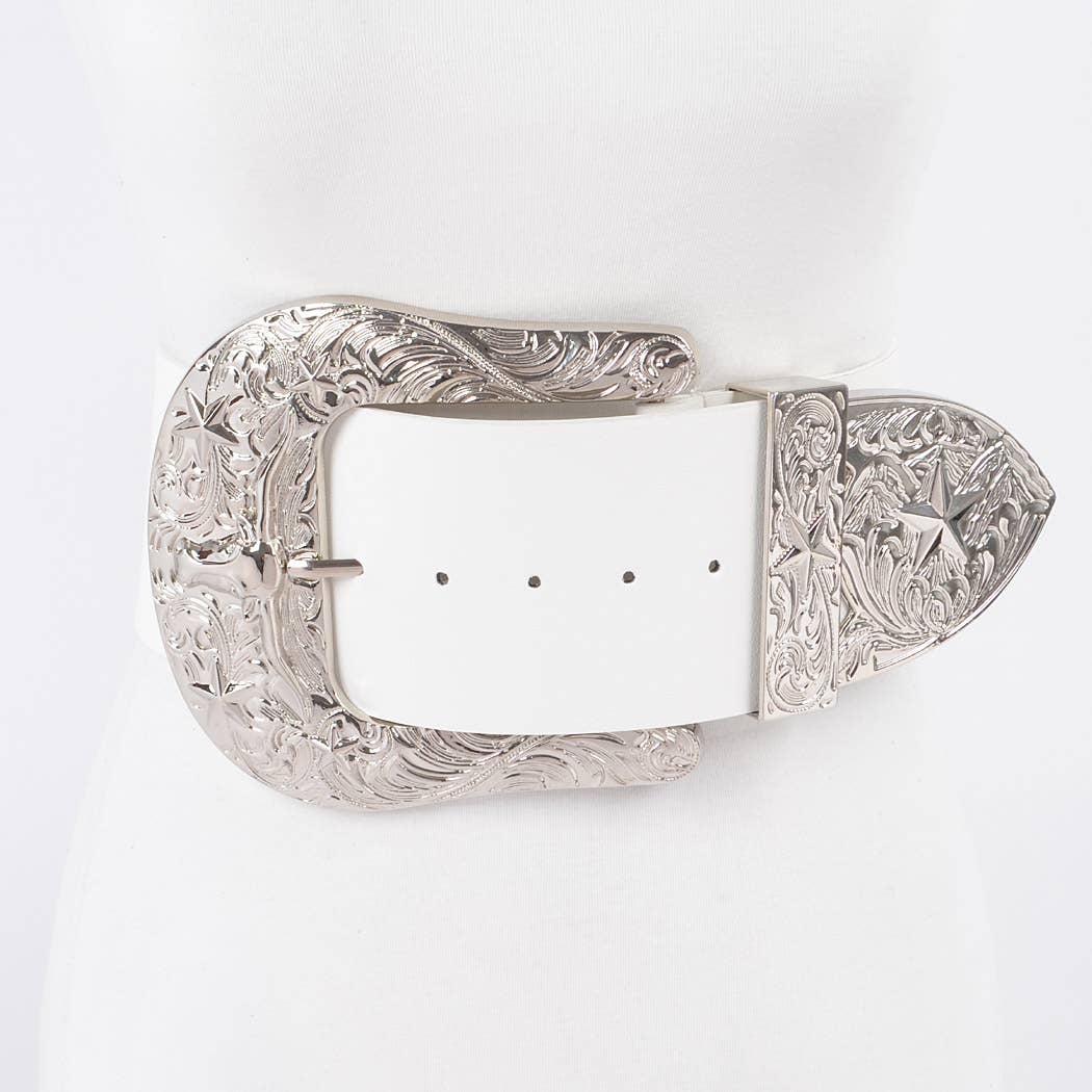 Oversized Buckle Plus Size Belt
