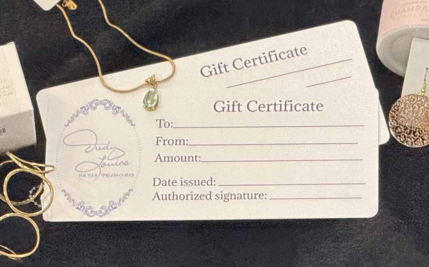 Judy Louise Gift Certificate