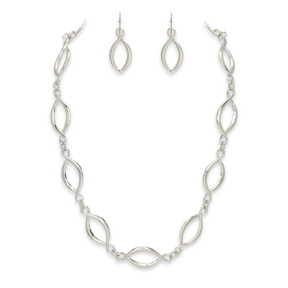 Infinity Chain Link Necklace Set