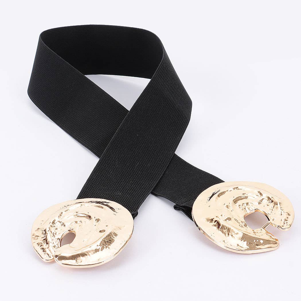 Metal Buckle Stretch Plus Size Belt