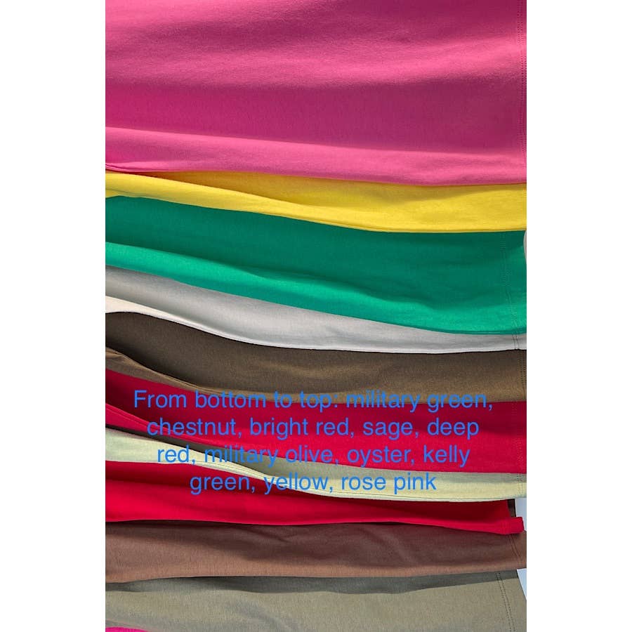 PLUS SIZE COTTON ROUND NECK SHORT SLEEVE TEE