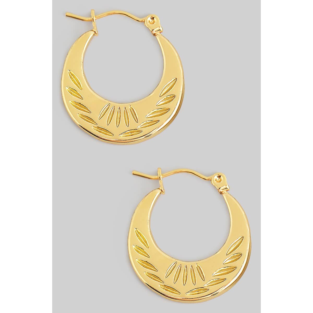 LOVELY STAINLESS STEEL PRESSED HOOPS
