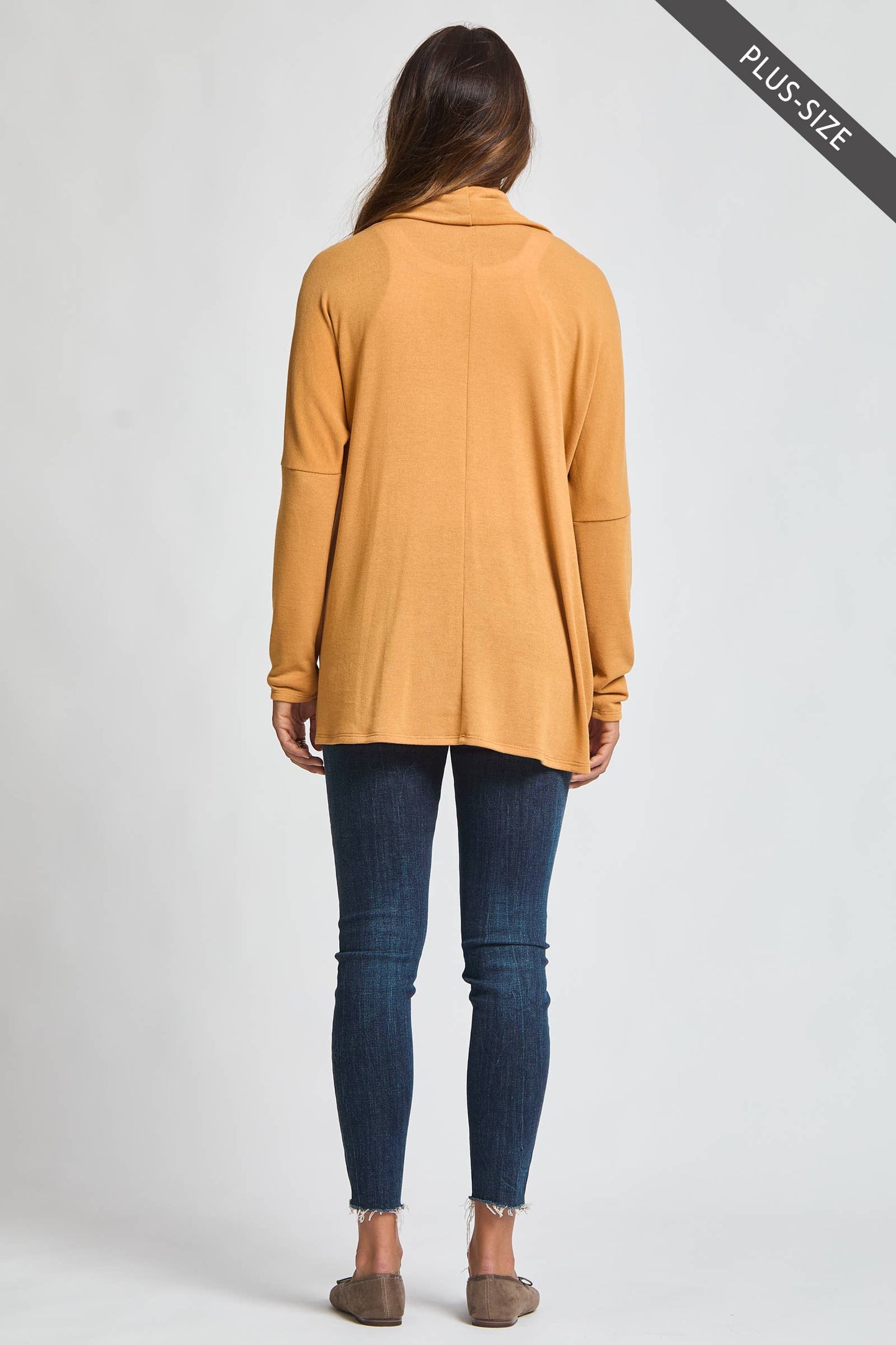 PLUS SIZE Soft Drape Hacci Wrap