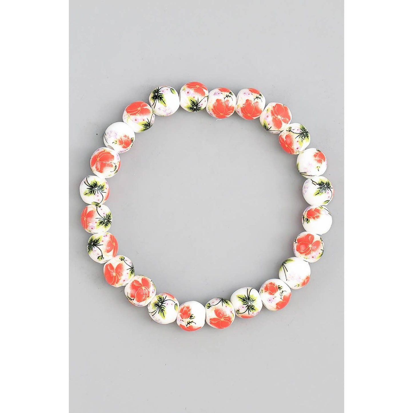 PORCELAIN BALL STRETCH BRACELET