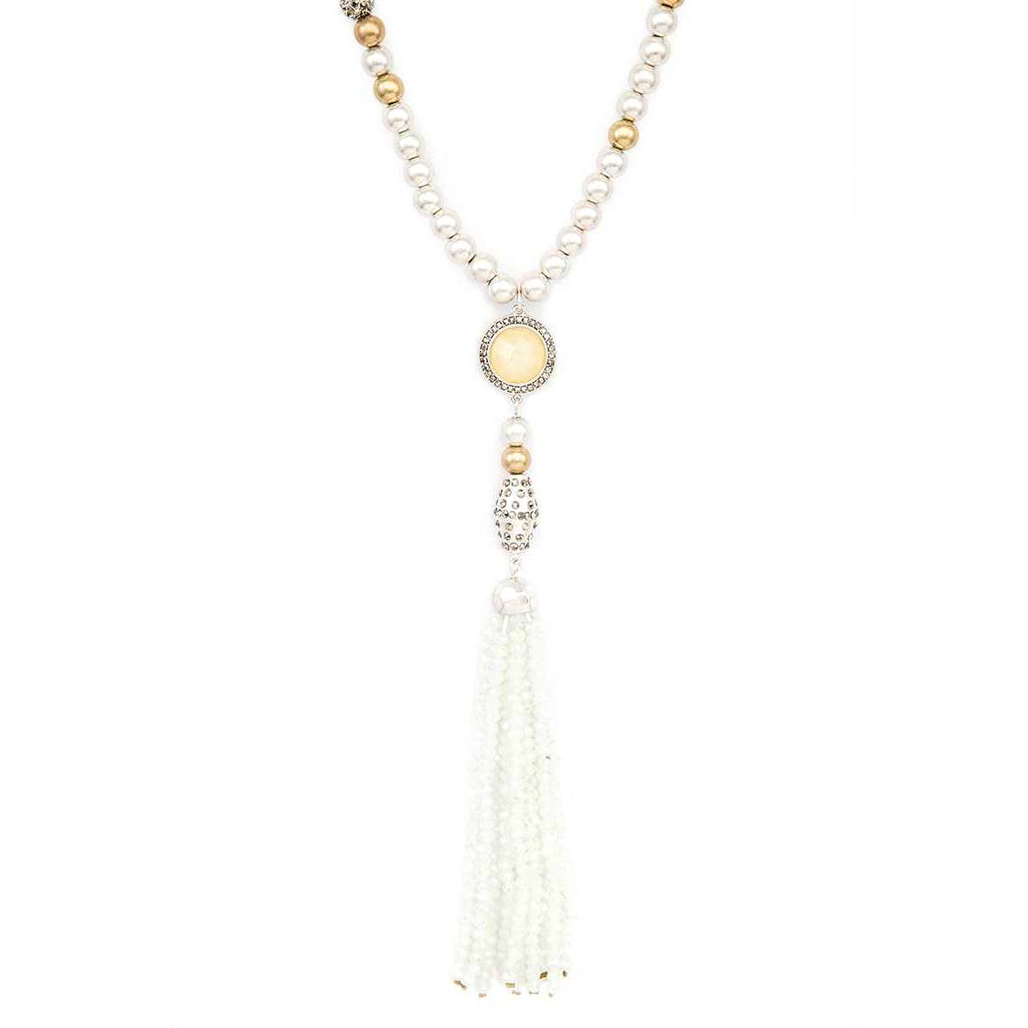 Beaded Tassel Long Necklace