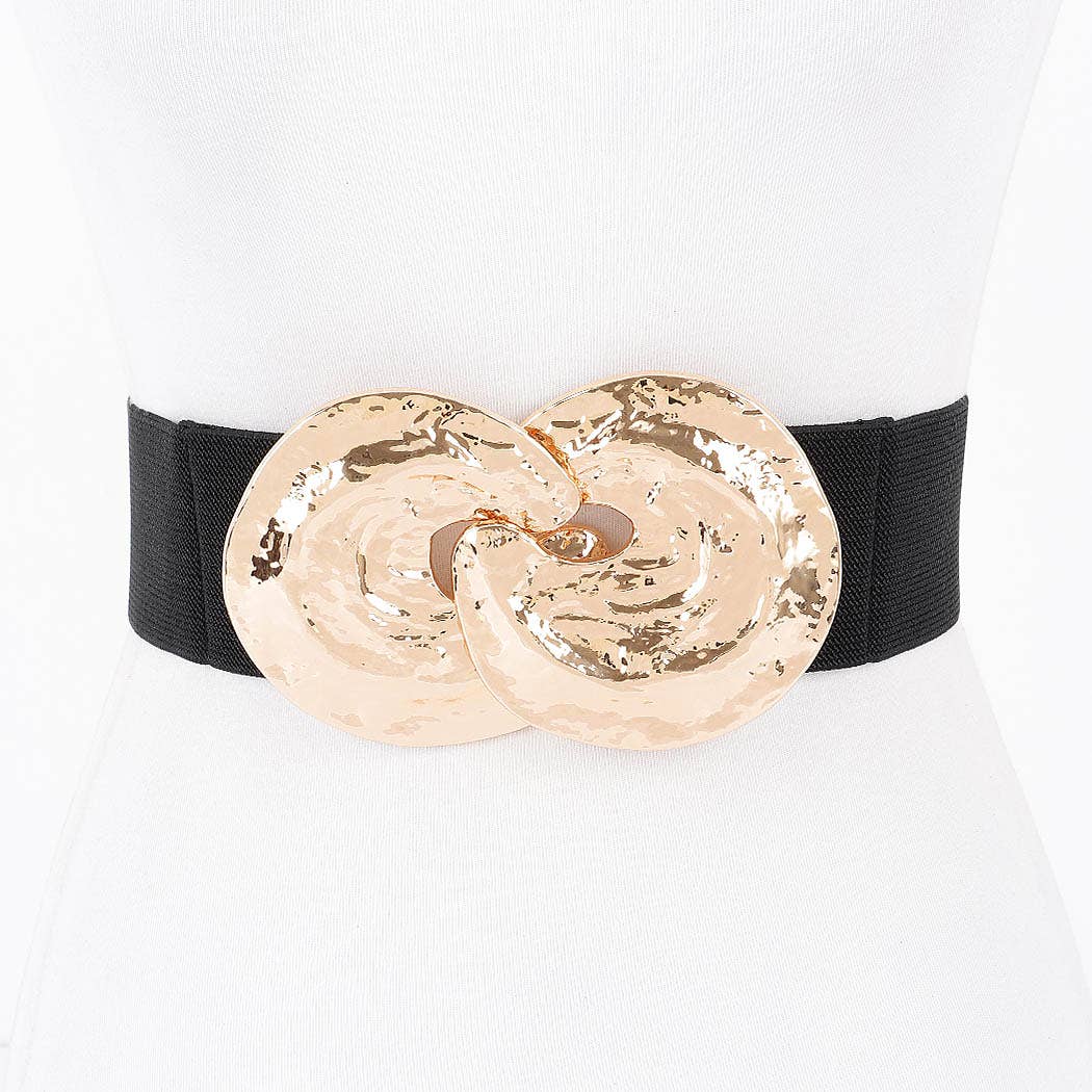 Metal Buckle Stretch Plus Size Belt