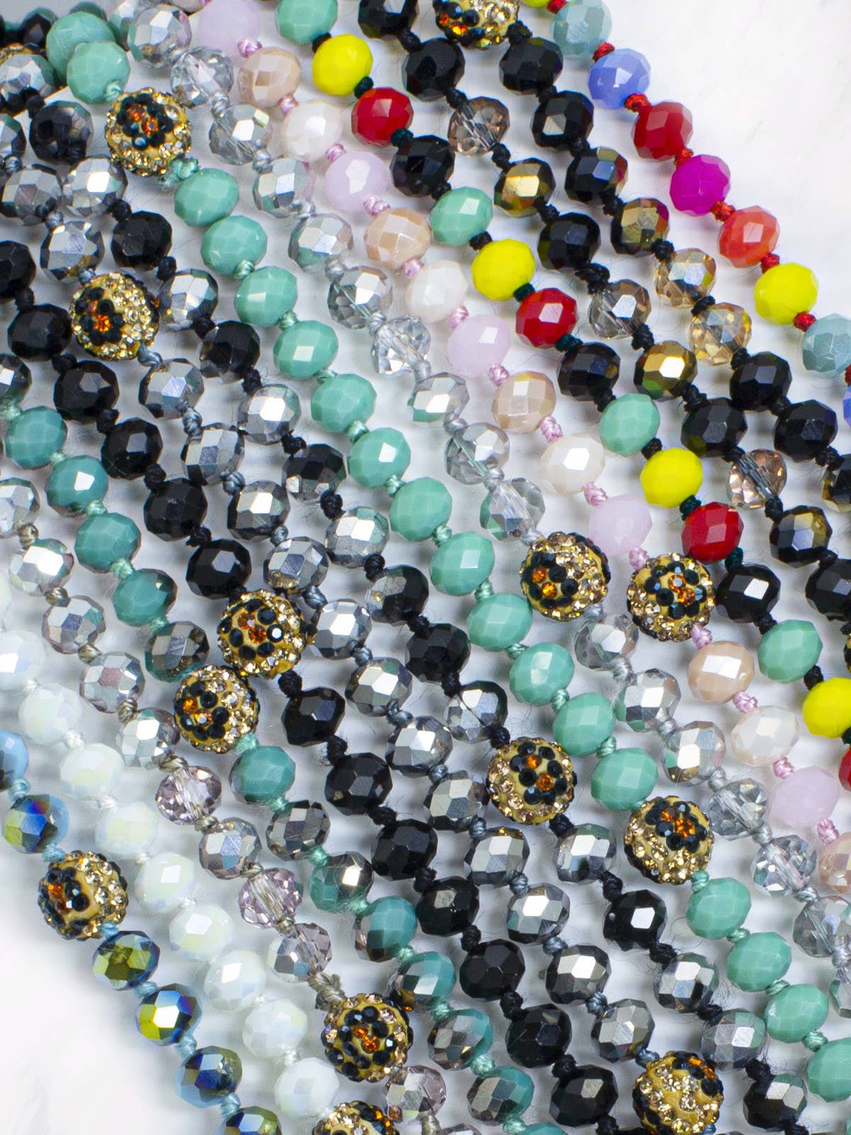 Bead and Leo Stone Ball Necklace