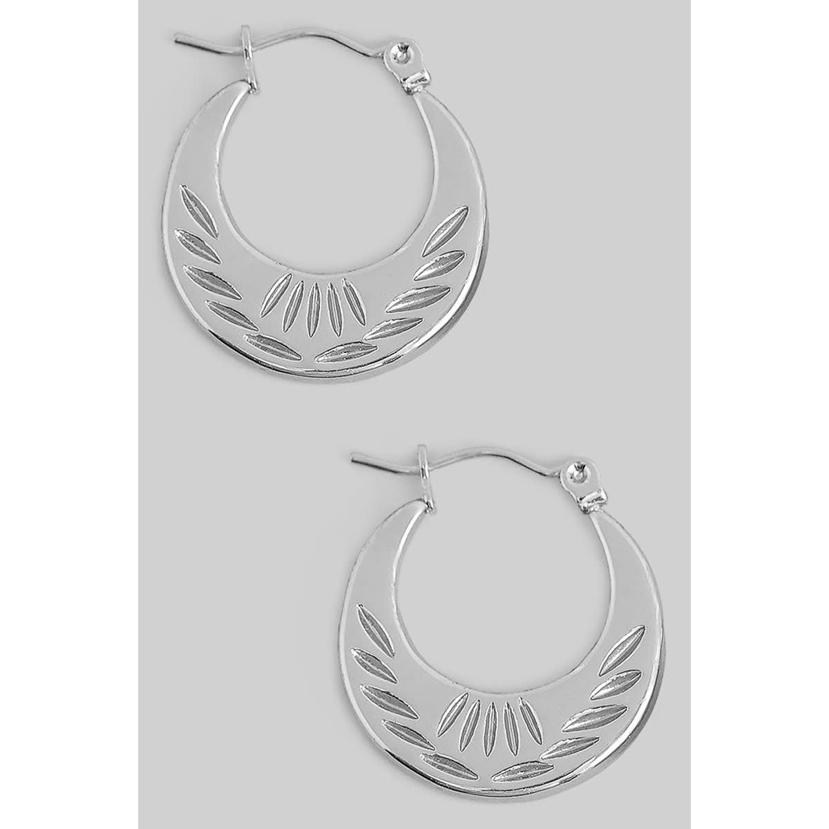 LOVELY STAINLESS STEEL PRESSED HOOPS