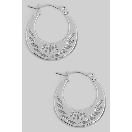 LOVELY STAINLESS STEEL PRESSED HOOPS