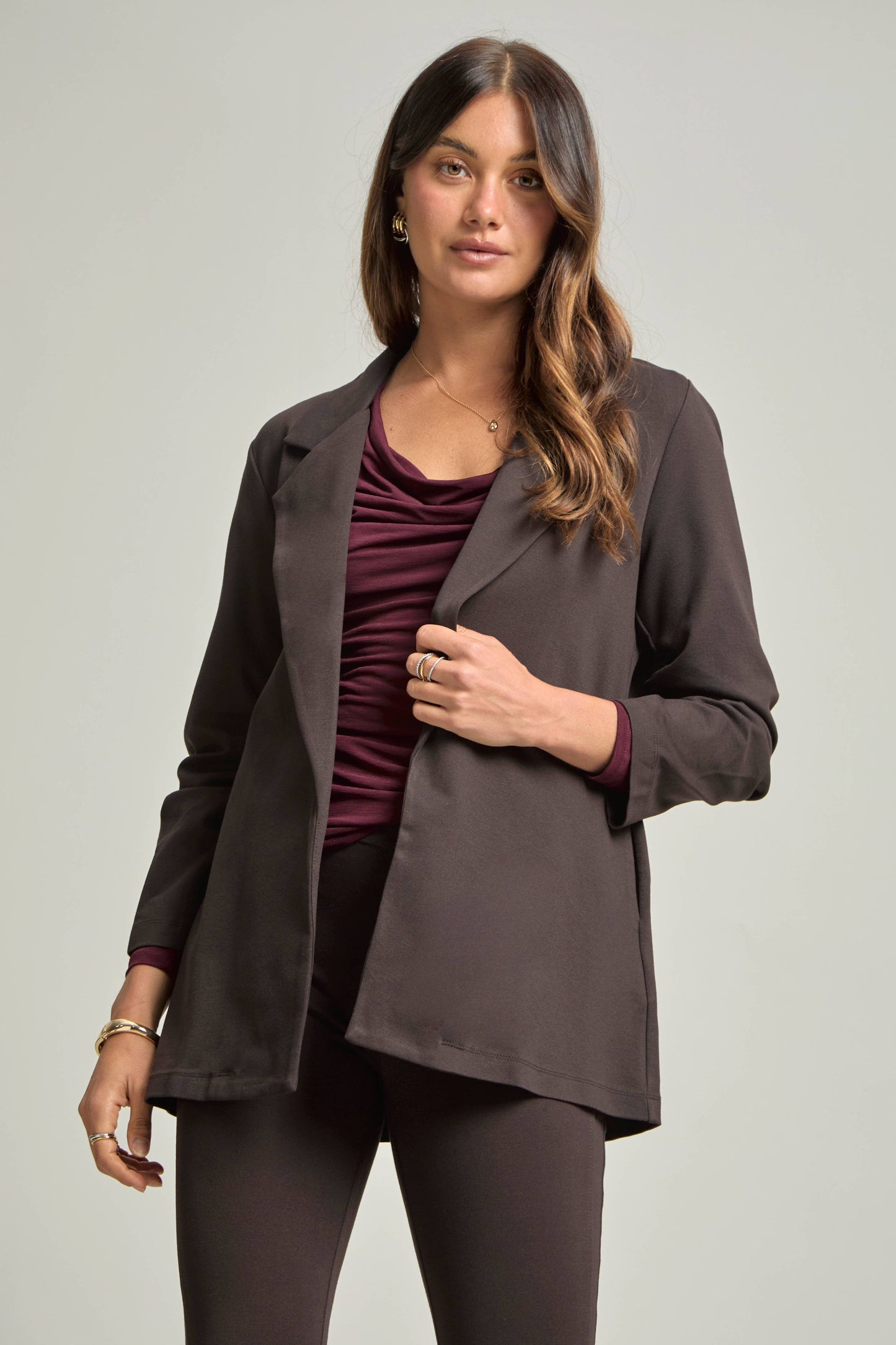 PLUS SIZE Magic 3/4 Sleeve Blazer