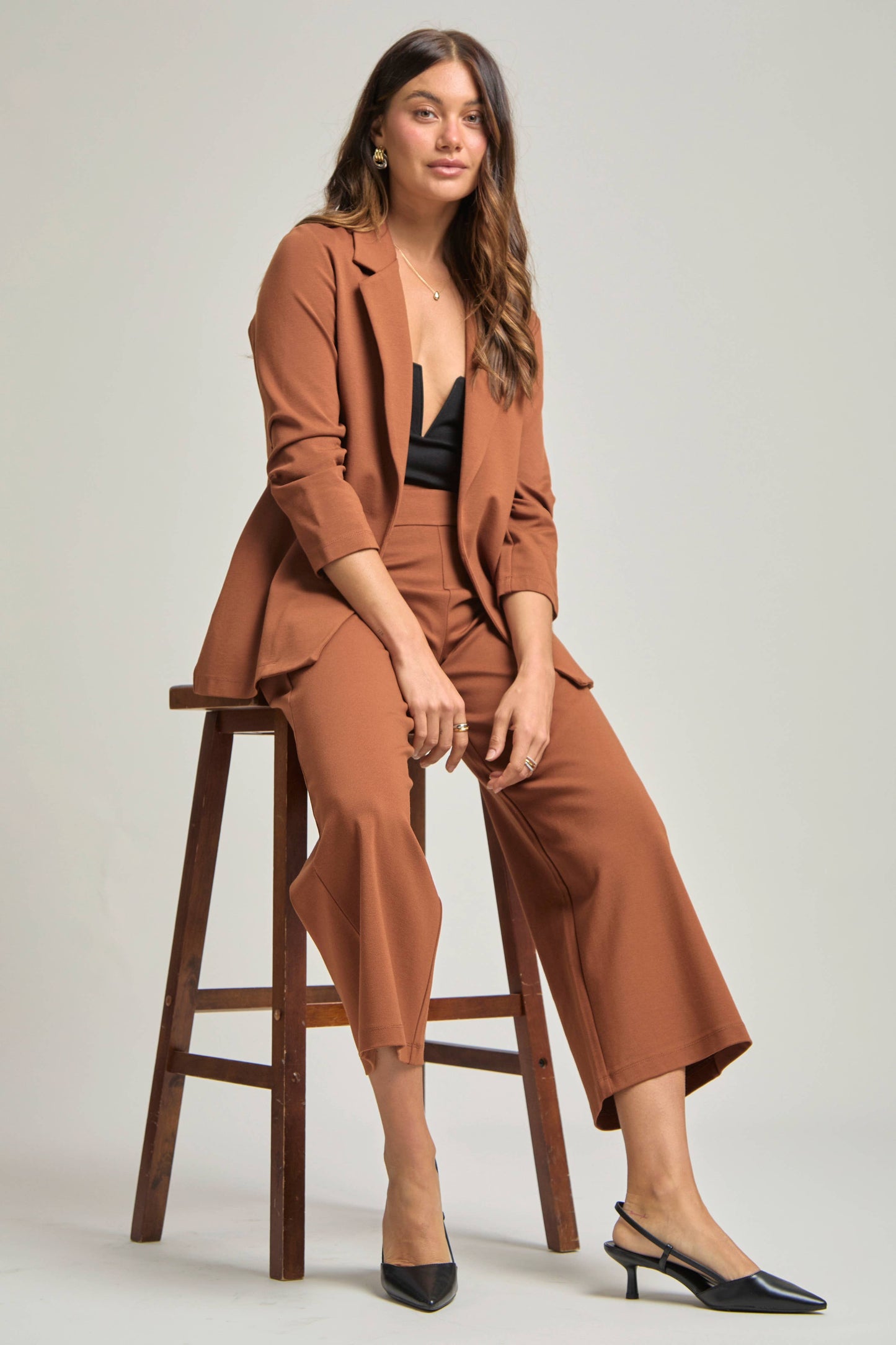 PLUS SIZE Magic 3/4 Sleeve Blazer