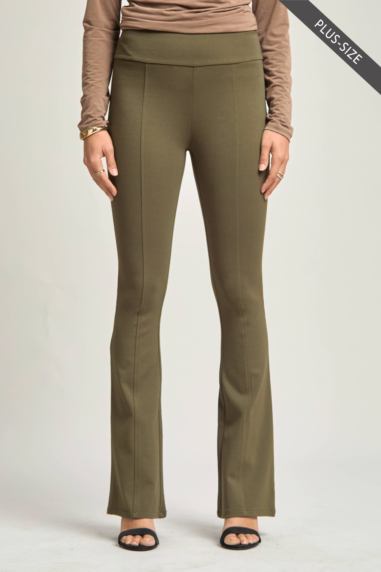 PLUS SIZE Magic High Waisted Kick Flare Pants