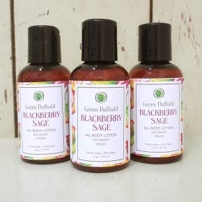 Blackberry Sage Mini Soy Lotion Bottle - Travel Size