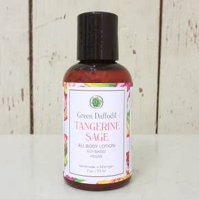 Tangerine Sage Mini Soy Lotion Bottle