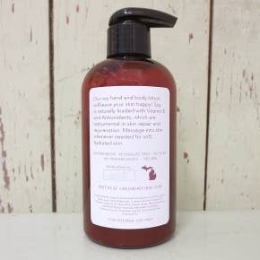 Patchouli Lavender Soy Lotion Pump Bottle