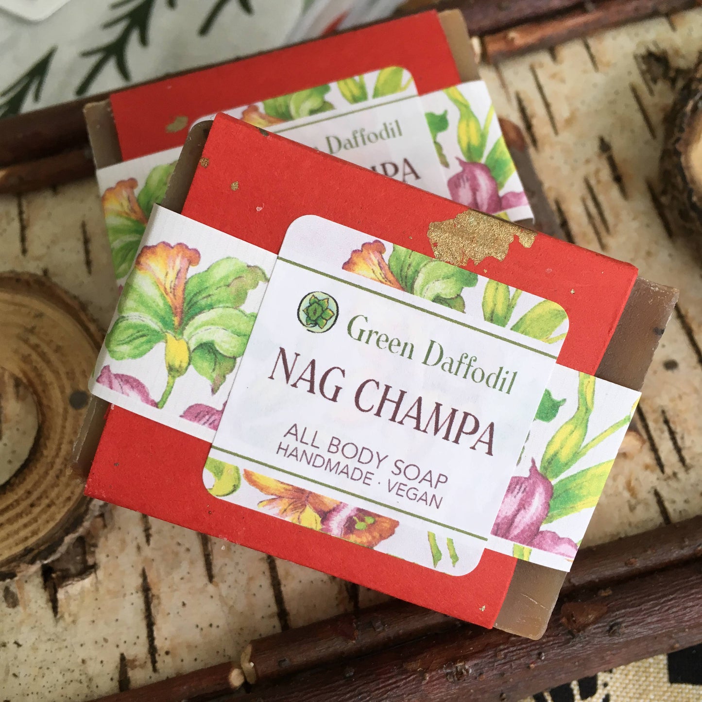 Nag Champa Natural Handmade Bar Soap - Incense