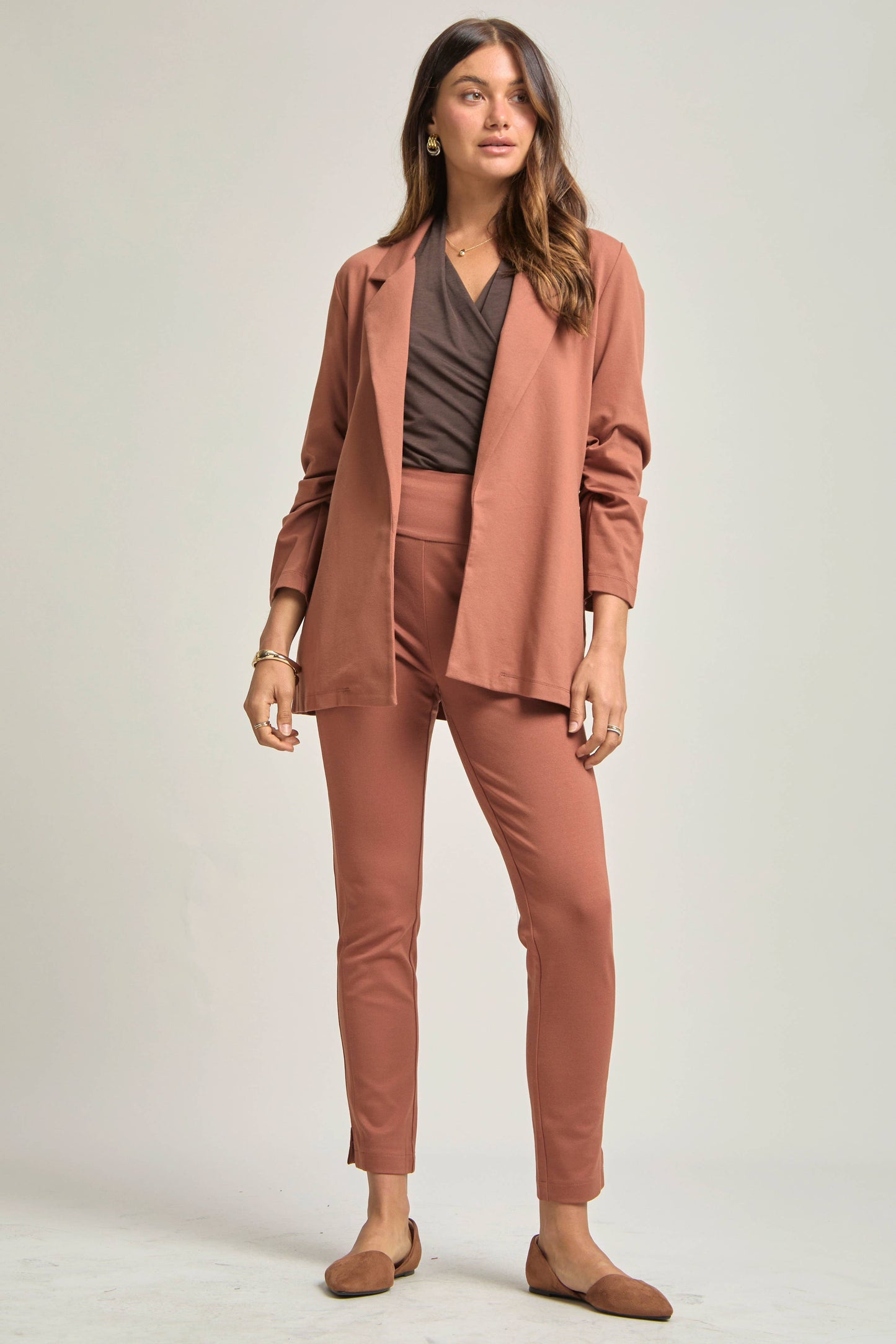 PLUS SIZE Magic 3/4 Sleeve Blazer