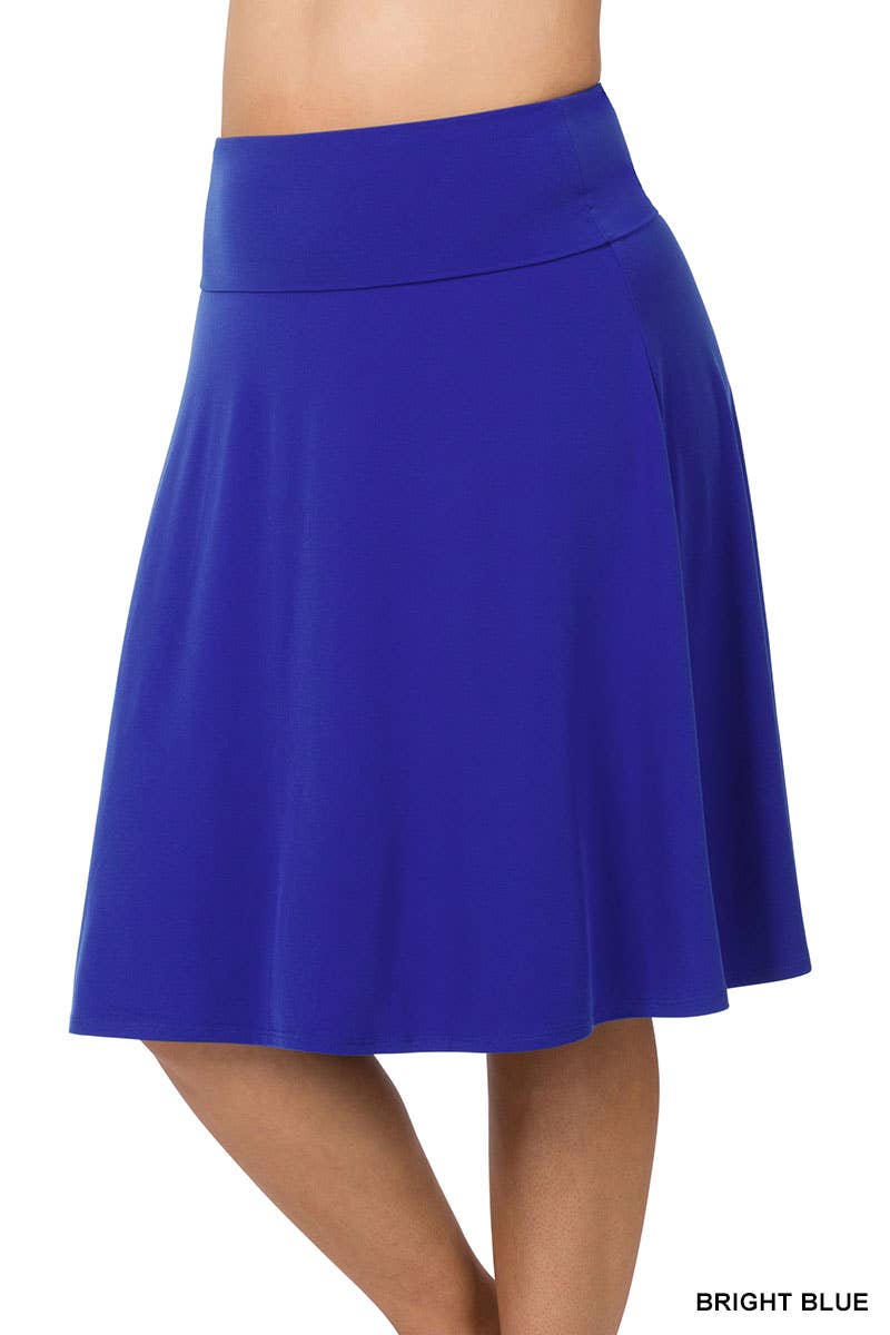`.SI-21868 Plus ITY Flared Skirt