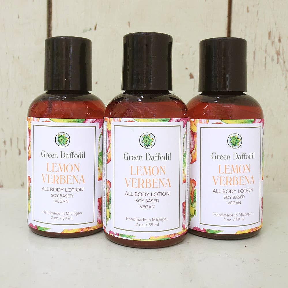 Lemon Verbena Mini Soy Lotion Bottle