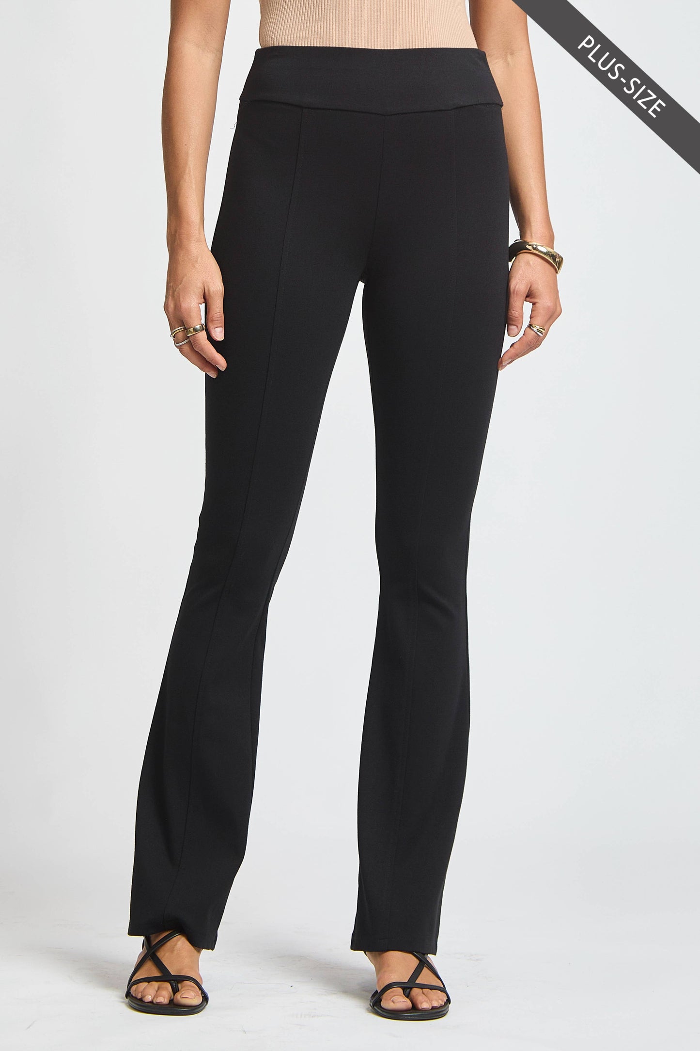 PLUS SIZE Magic High Waisted Kick Flare Pants