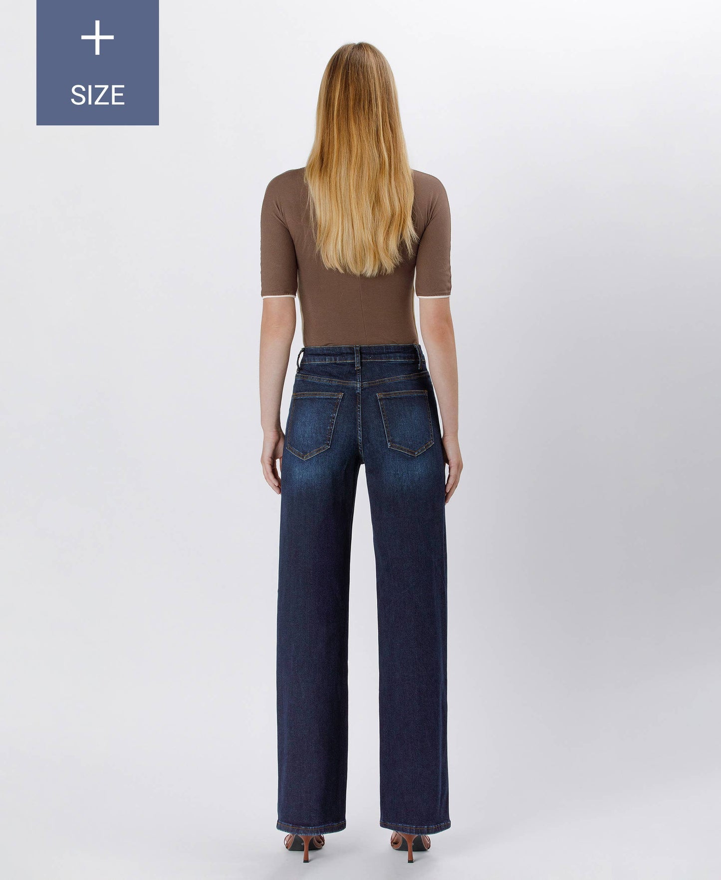 PLUS SIZE 90'S VINTAGE SUPER HIGH RISE LOOSE JEANS LV1207-P