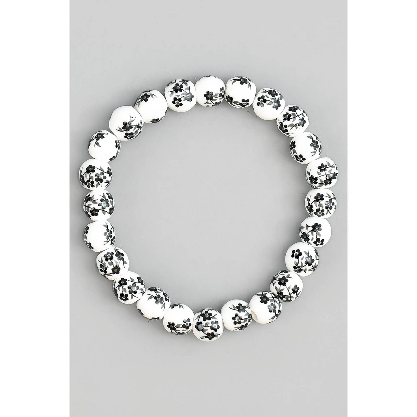 PORCELAIN BALL STRETCH BRACELET