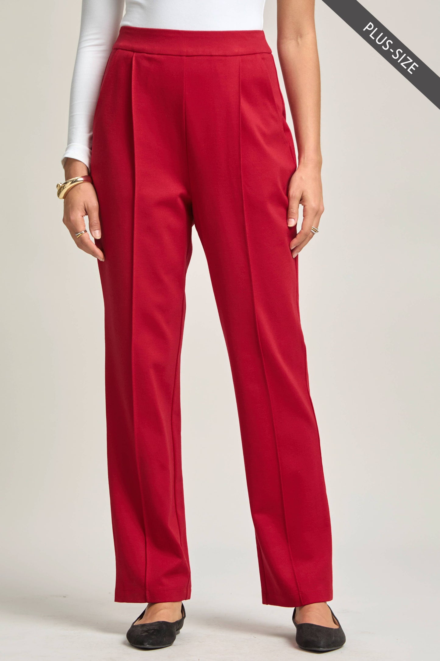 PLUS SIZE Magic High-Rise Barrel Pants
