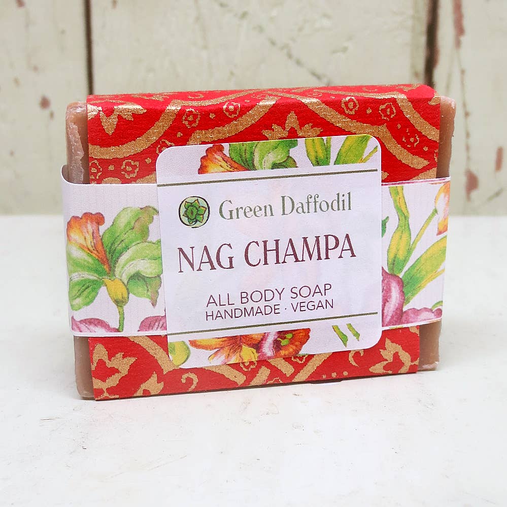 Nag Champa Natural Handmade Bar Soap - Incense