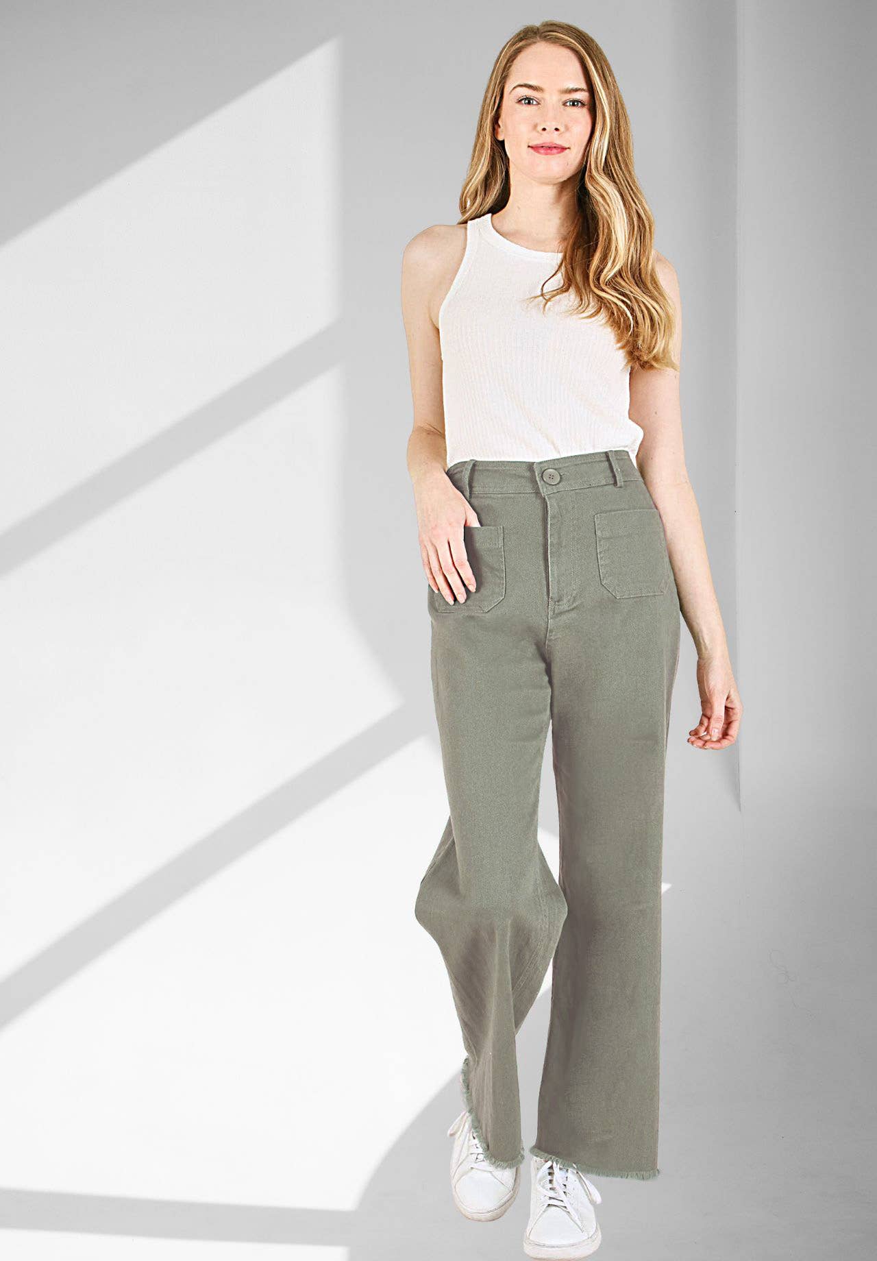 [✨BEST SELLER] 4 pocket stretchy twill pants PLUS