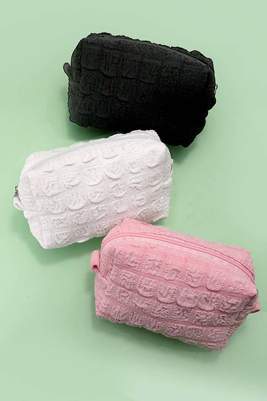 BUBBLE PUFFER MAKEUP COSMETIC POUCH BAG | 40P529