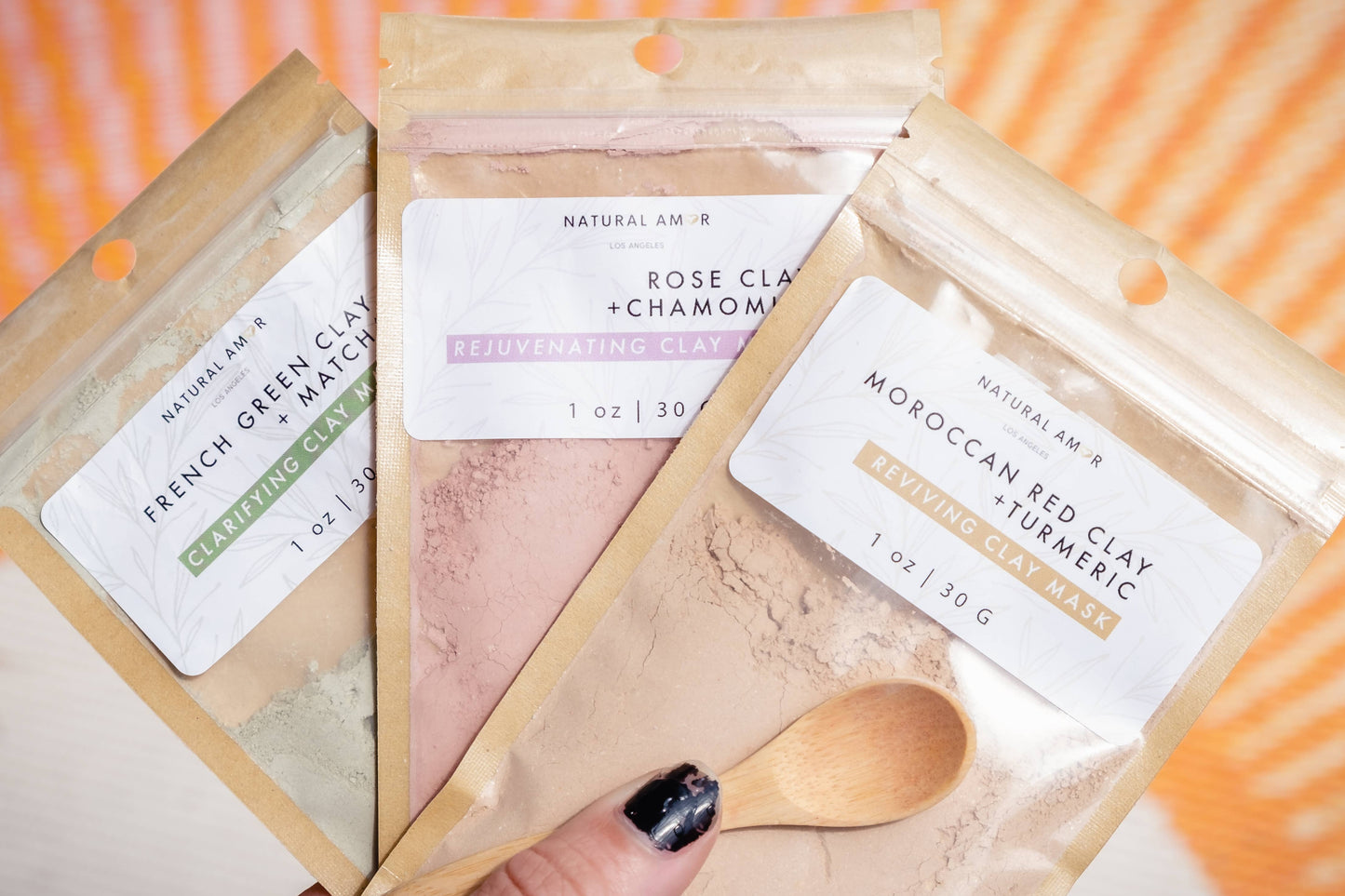 Mini 1oz Clay Mask in bag