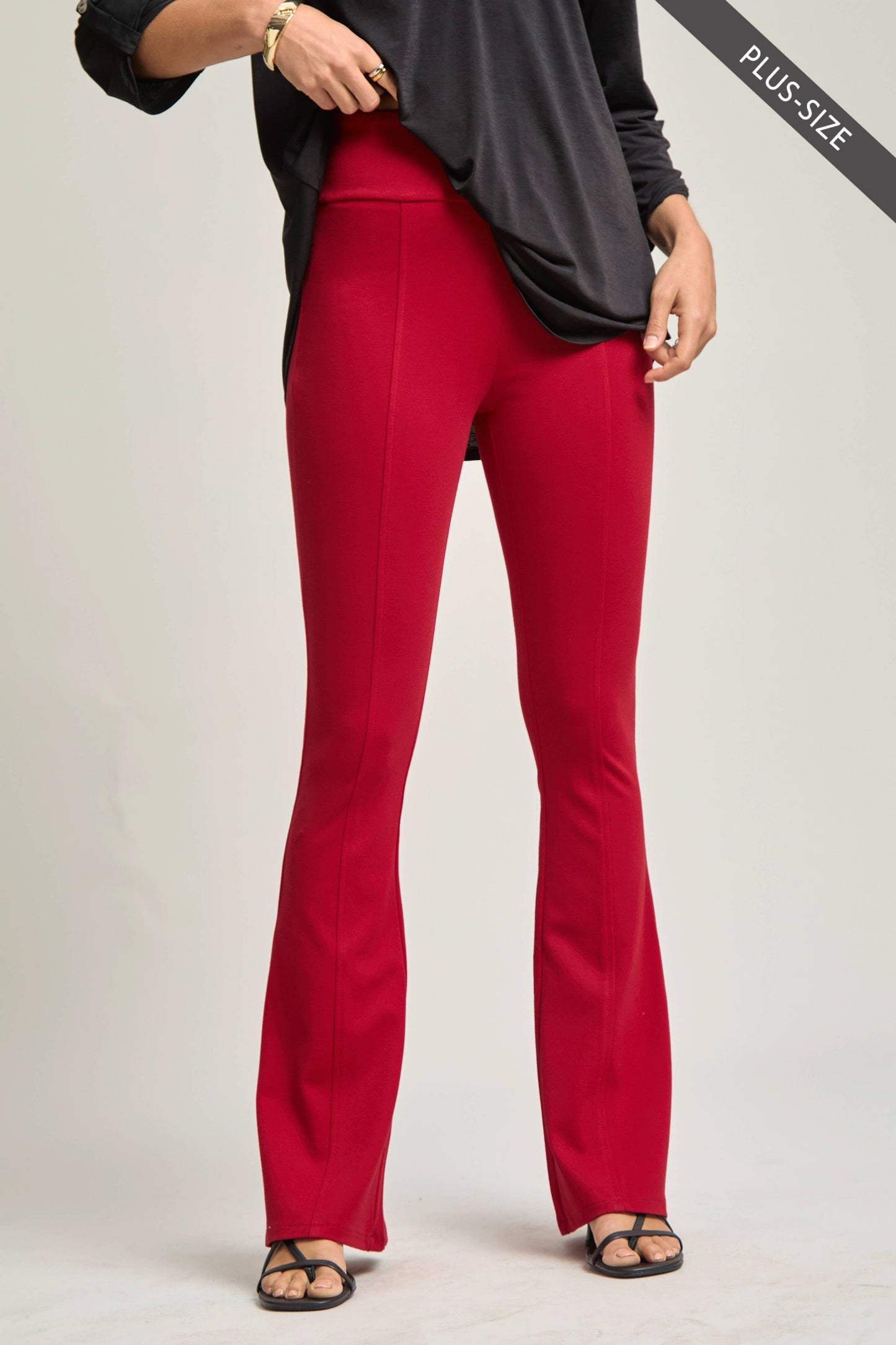 PLUS SIZE Magic High Waisted Kick Flare Pants