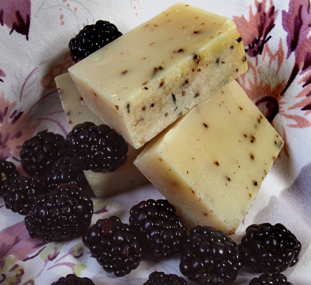 Blackberry Sage Natural Handmade Bar Soap - Fruity