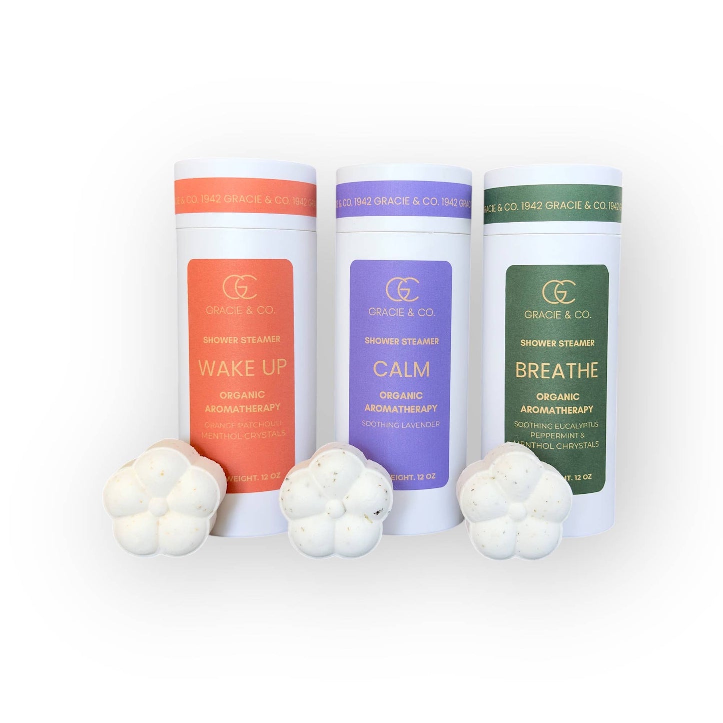 Organic Botanical Aromatherapy Shower Steamers