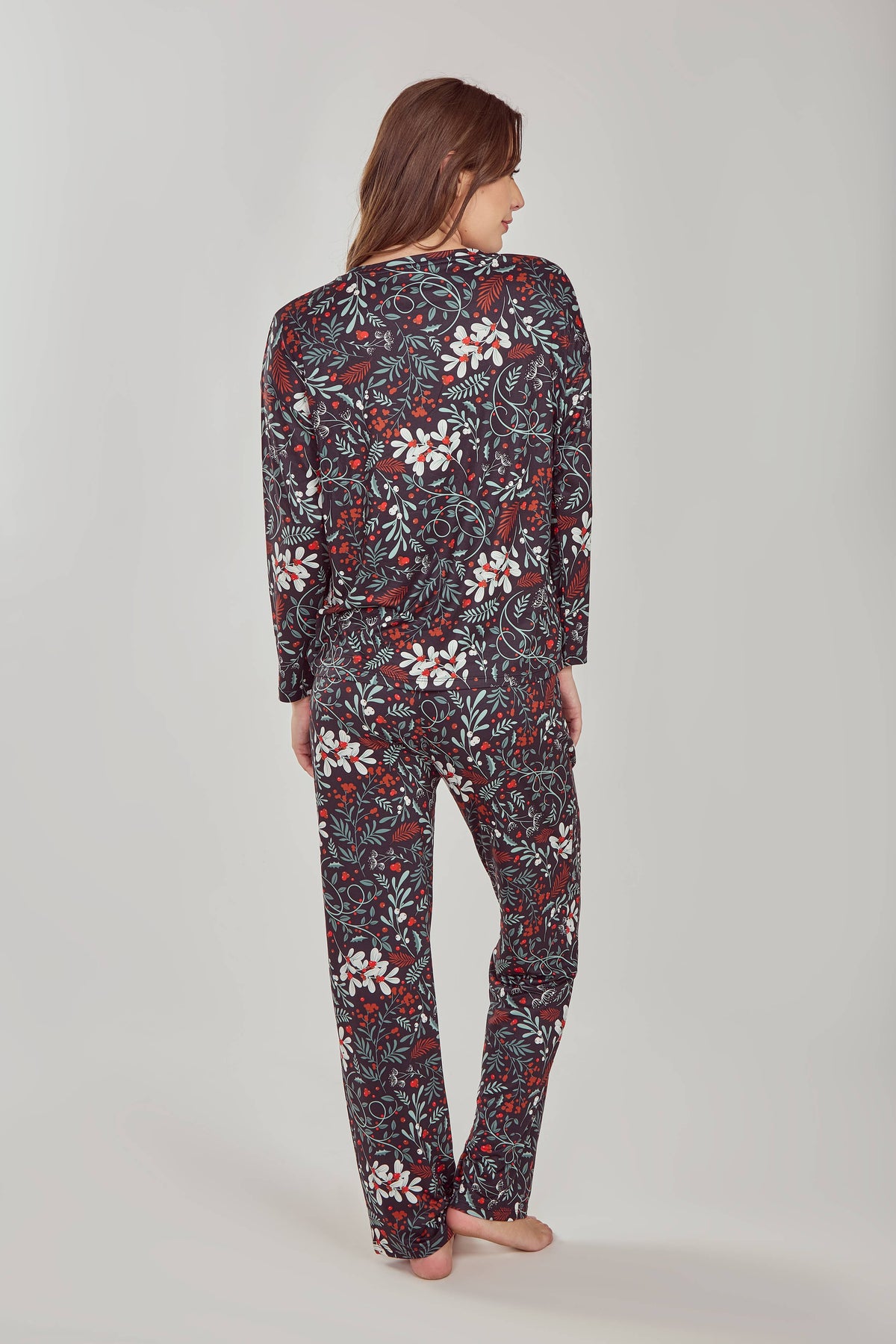 Holly Ultra Soft Floral Sleep-Lounge Pant Set