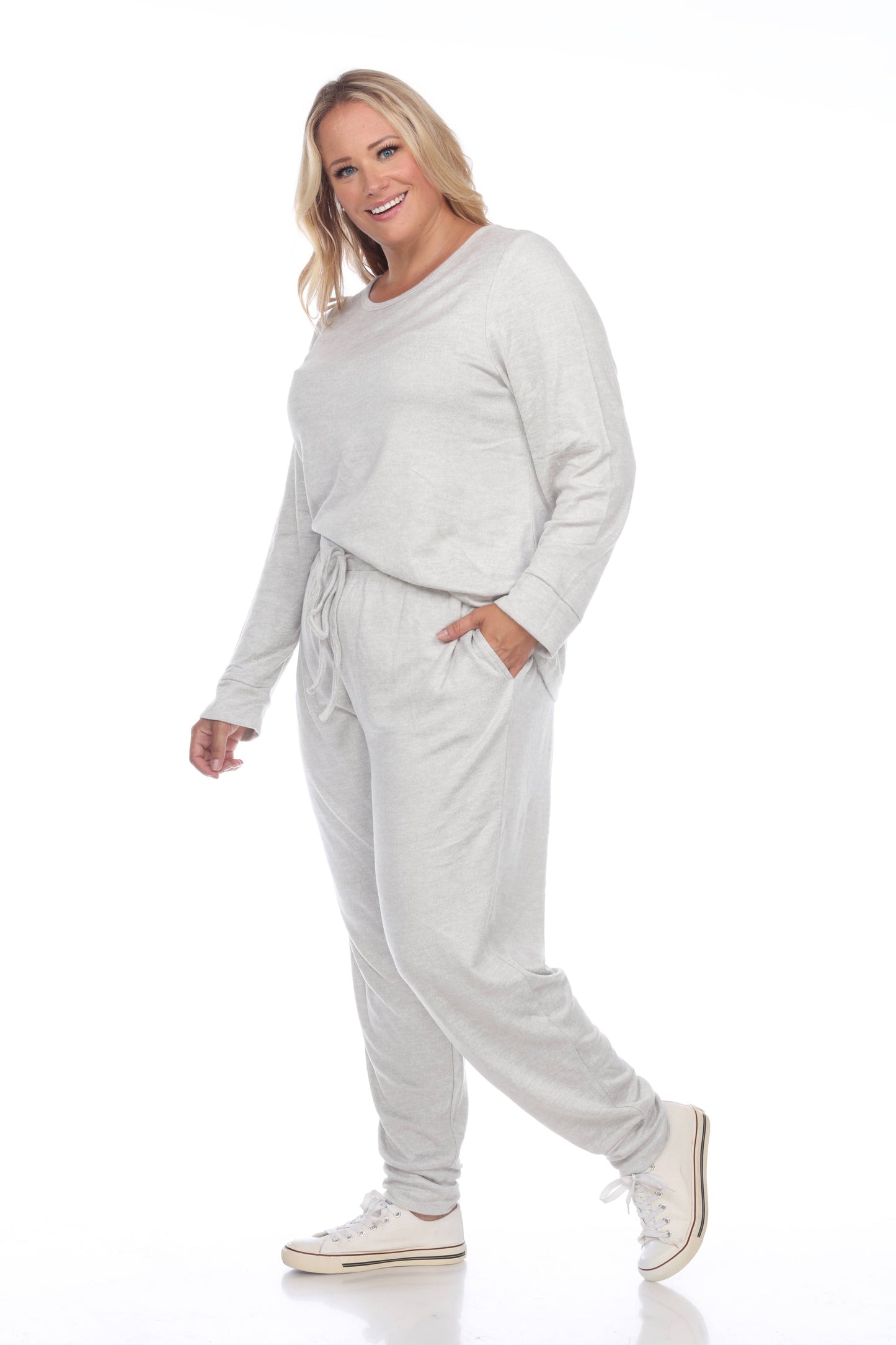 Plus Size 2 Piece Lounge Set