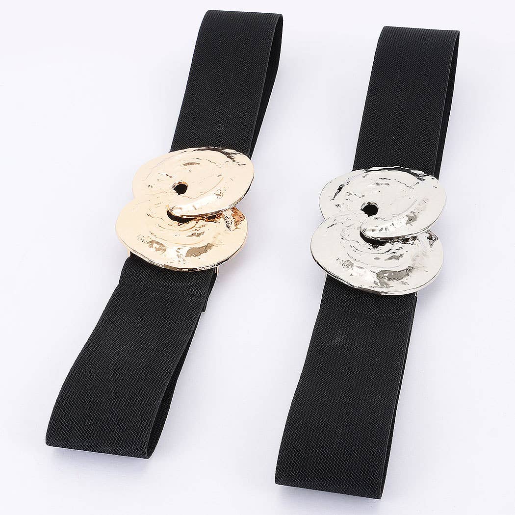 Metal Buckle Stretch Plus Size Belt