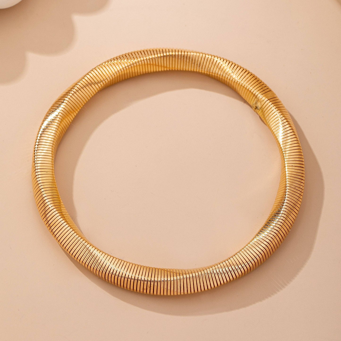 Gold-Tone Flexible Omega Chain Bangle | 80B1688