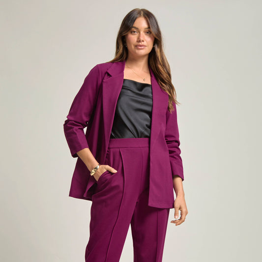 PLUS SIZE Magic 3/4 Sleeve Blazer