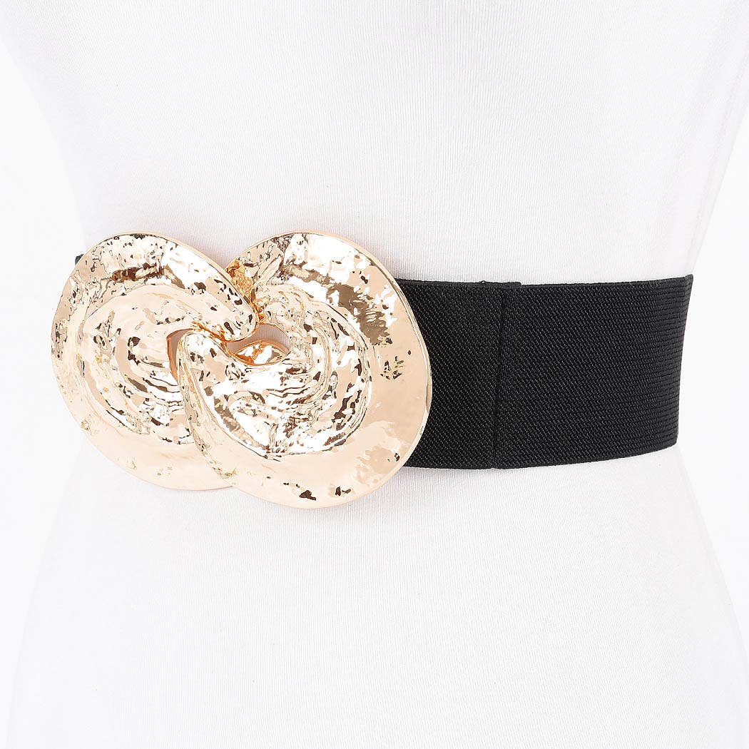 Metal Buckle Stretch Plus Size Belt