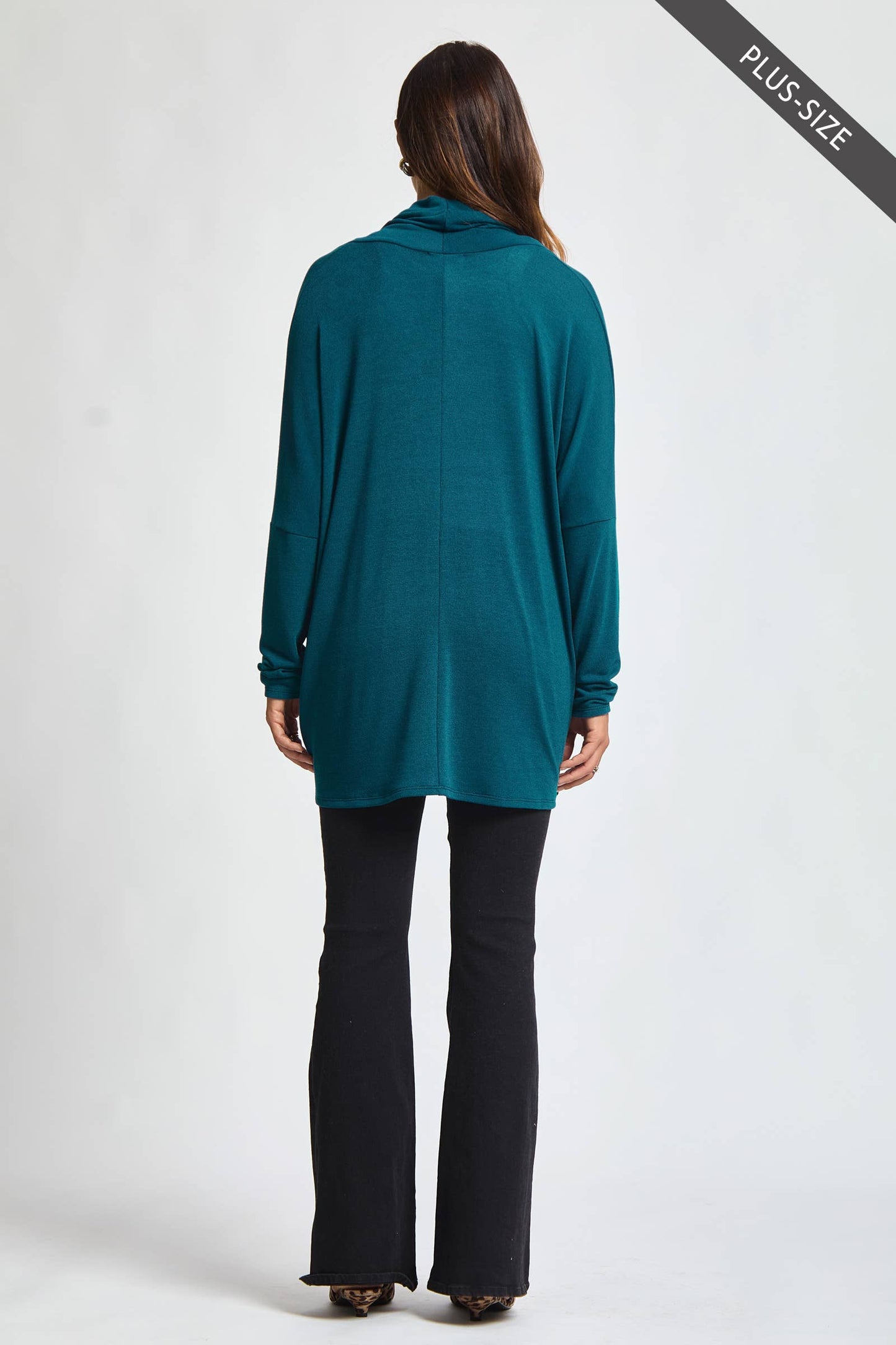 PLUS SIZE Soft Drape Hacci Wrap