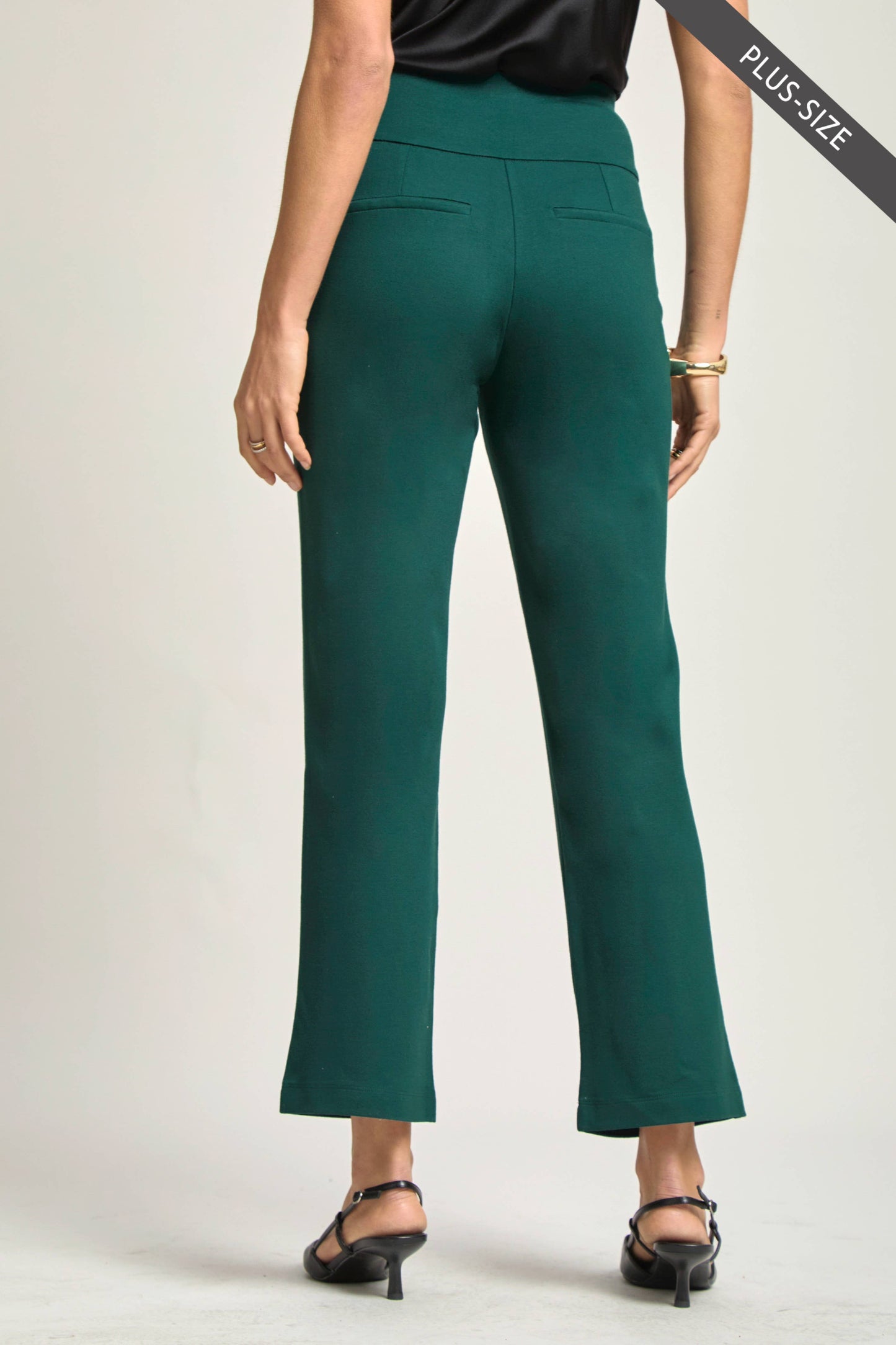 PLUS SIZE Magic High Slim Straight Pants MDS-STRAIGHTP