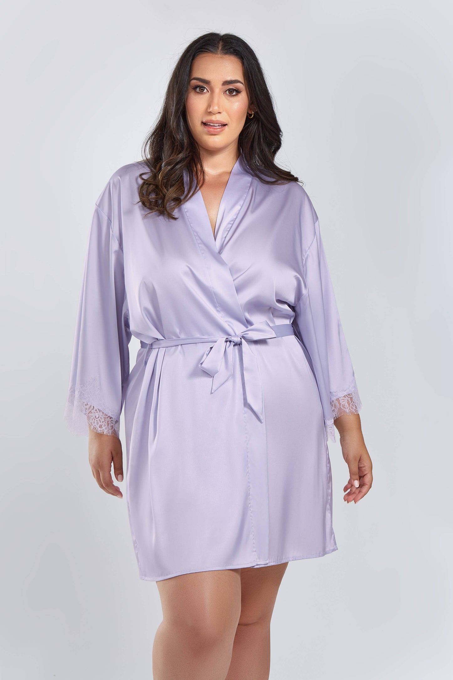 Melanie Plus Size Floral Chemise Dress