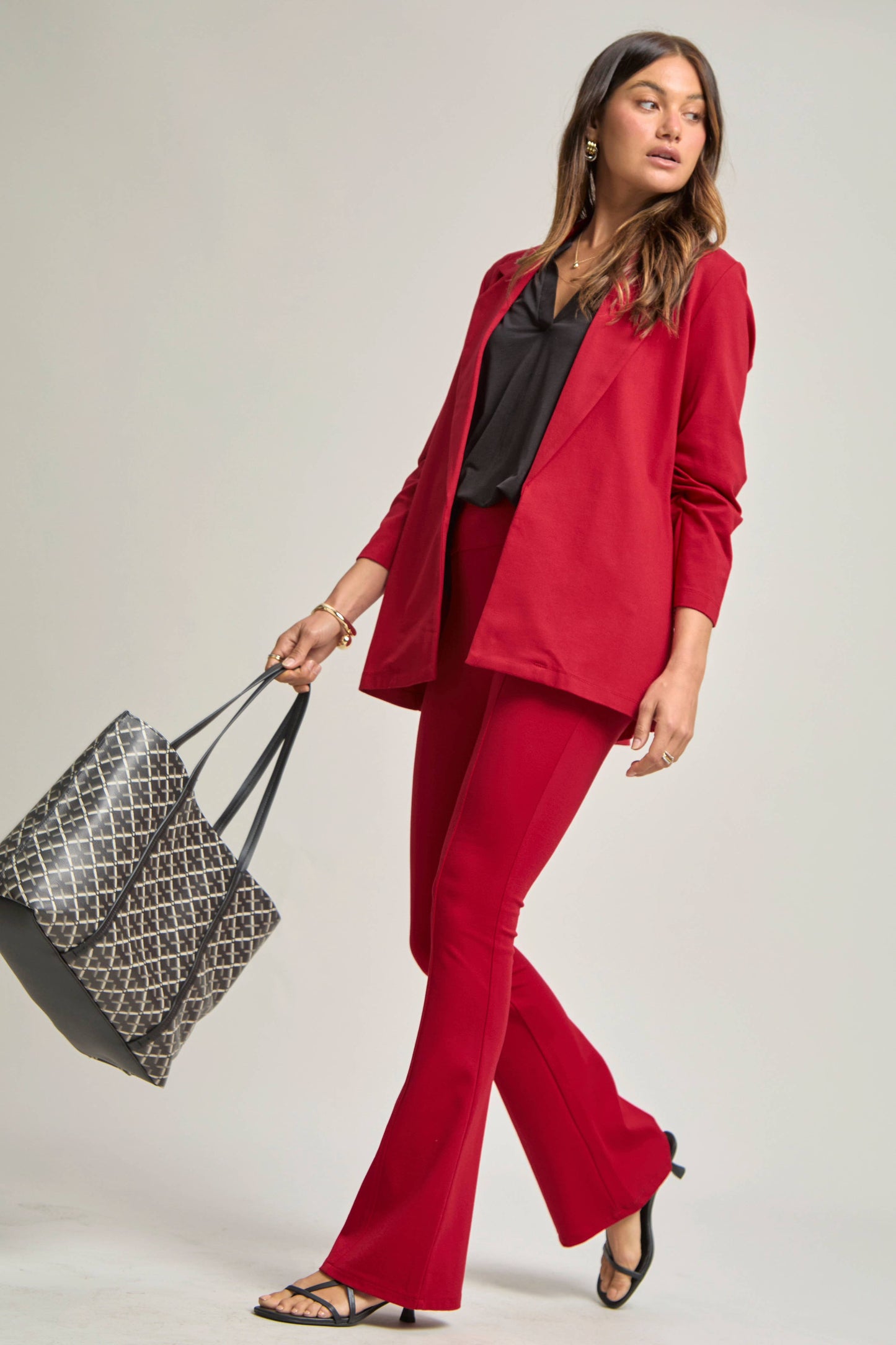 PLUS SIZE Magic 3/4 Sleeve Blazer