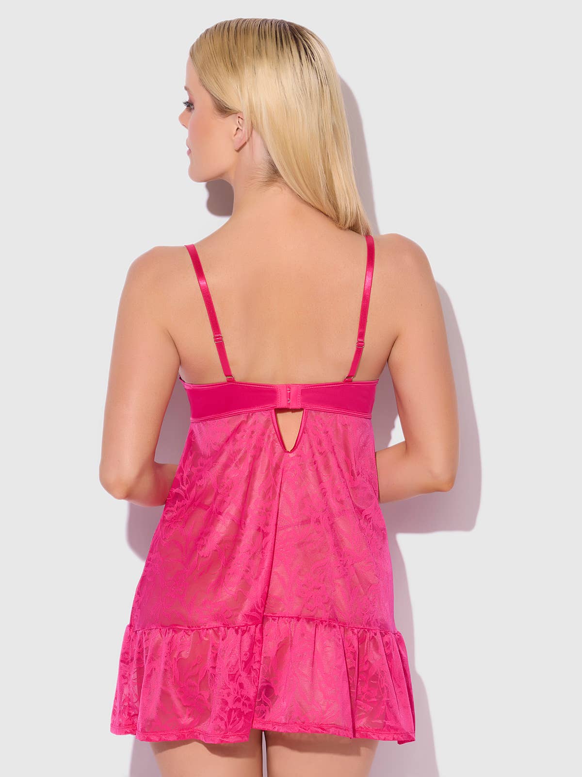 FLORA LACE BABYDOLL & G-STRING SET