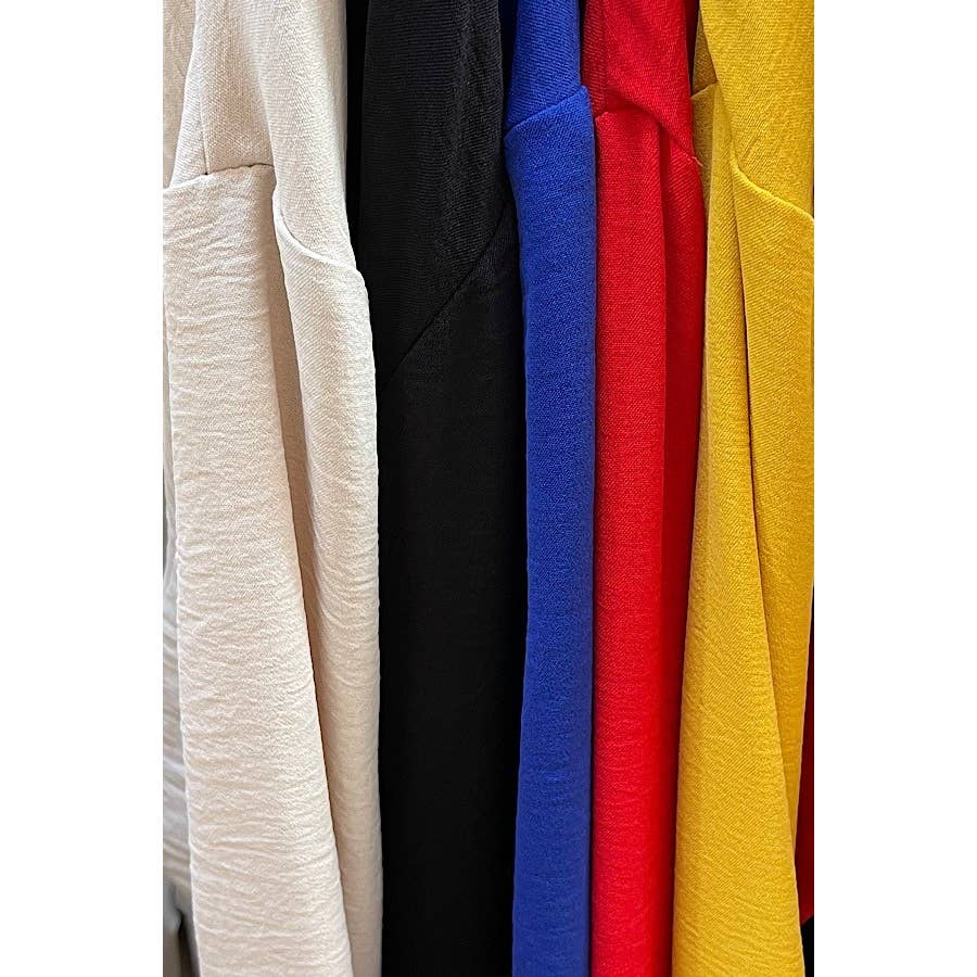 PLUS SIZE TIE FRONT OFF SHOULDER TOP