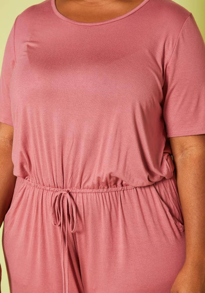 Women's Plus Size Lounge Wide Leg Jumpsuit